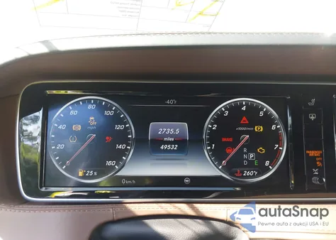 2017 Mercedes-Benz S 550 4Matic из США, поврежденный, VIN WDDUG8FB7HA324496